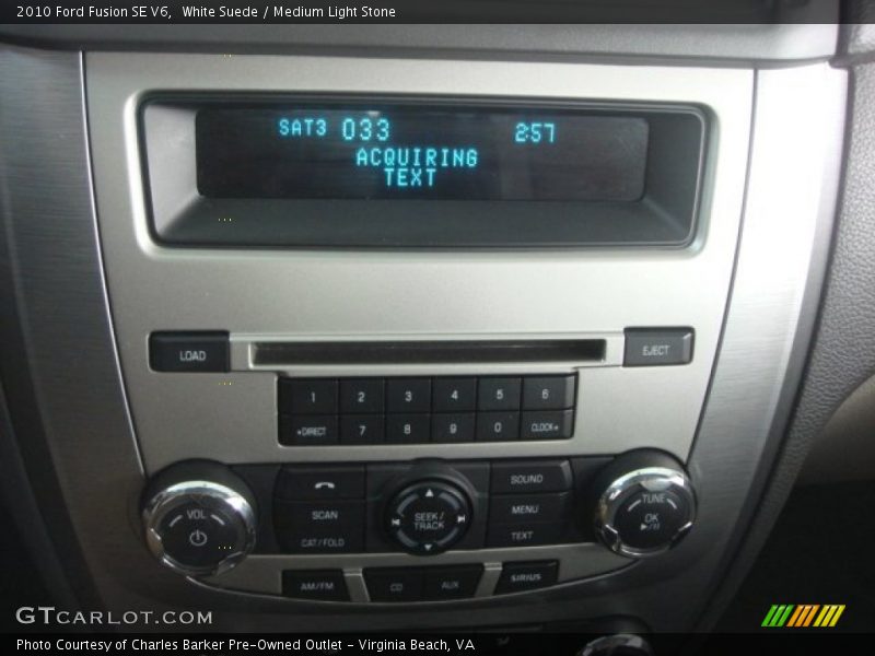 White Suede / Medium Light Stone 2010 Ford Fusion SE V6