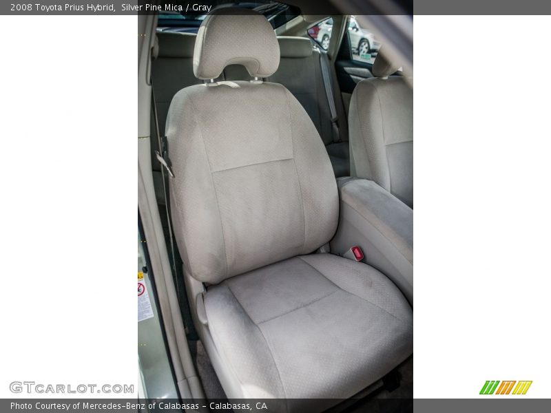 Front Seat of 2008 Prius Hybrid