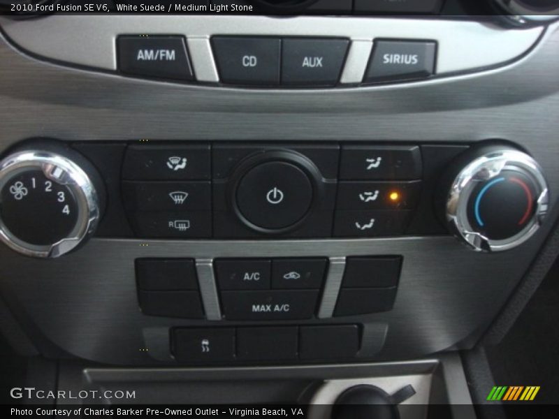 White Suede / Medium Light Stone 2010 Ford Fusion SE V6