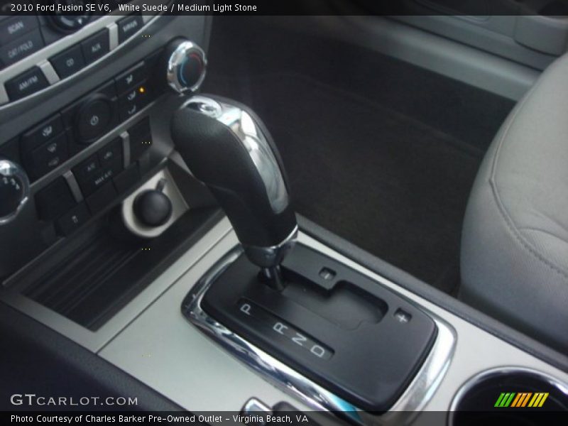 White Suede / Medium Light Stone 2010 Ford Fusion SE V6