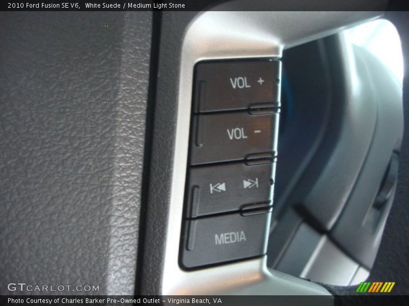 White Suede / Medium Light Stone 2010 Ford Fusion SE V6