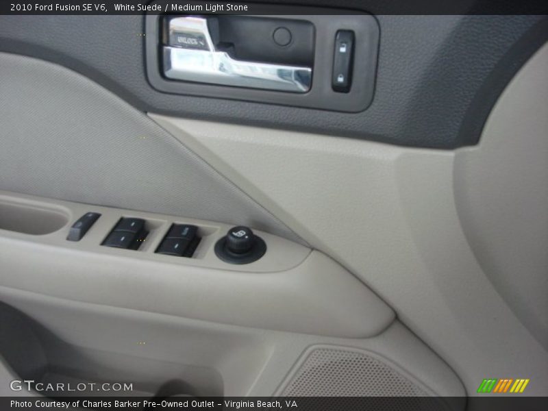White Suede / Medium Light Stone 2010 Ford Fusion SE V6