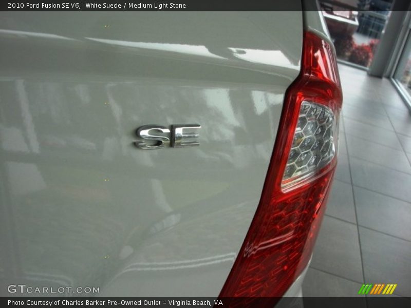 White Suede / Medium Light Stone 2010 Ford Fusion SE V6