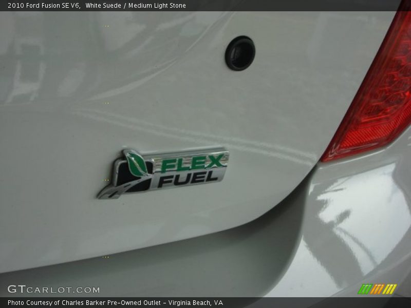 White Suede / Medium Light Stone 2010 Ford Fusion SE V6