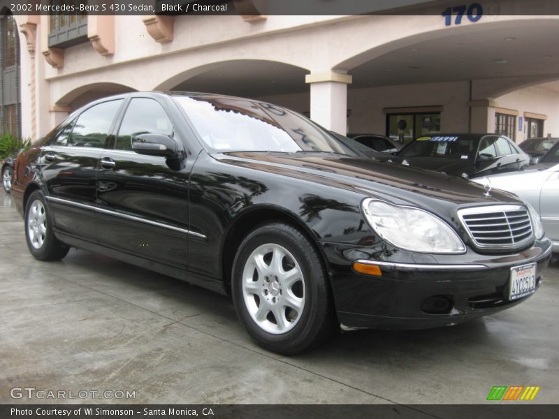 Black / Charcoal 2002 Mercedes-Benz S 430 Sedan
