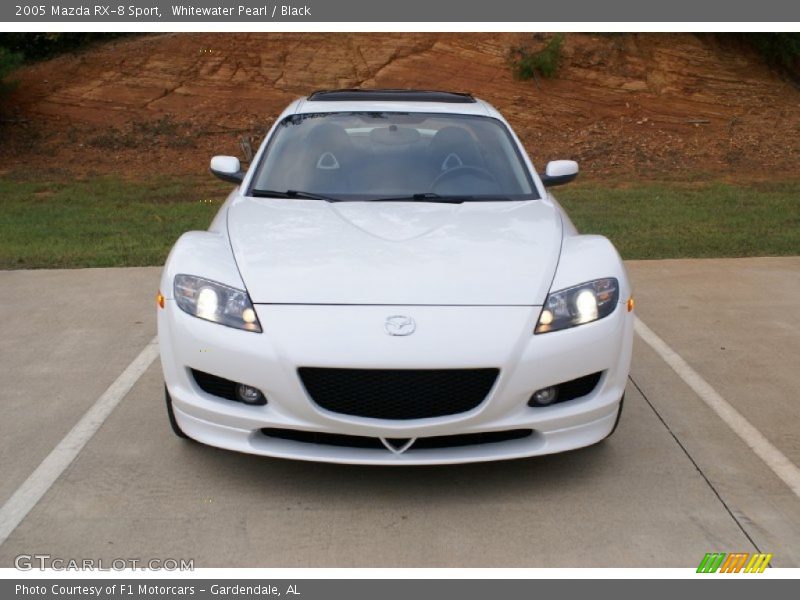 Whitewater Pearl / Black 2005 Mazda RX-8 Sport