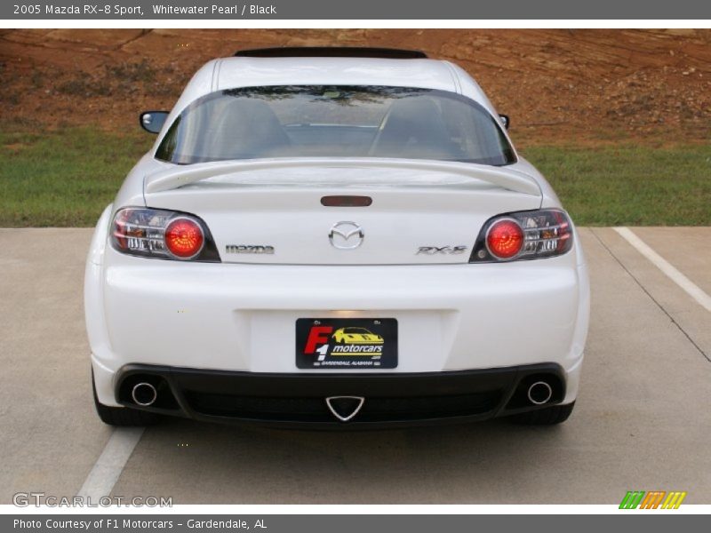 Whitewater Pearl / Black 2005 Mazda RX-8 Sport