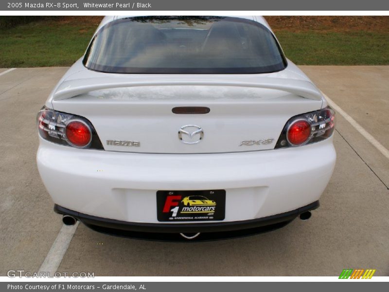 Whitewater Pearl / Black 2005 Mazda RX-8 Sport