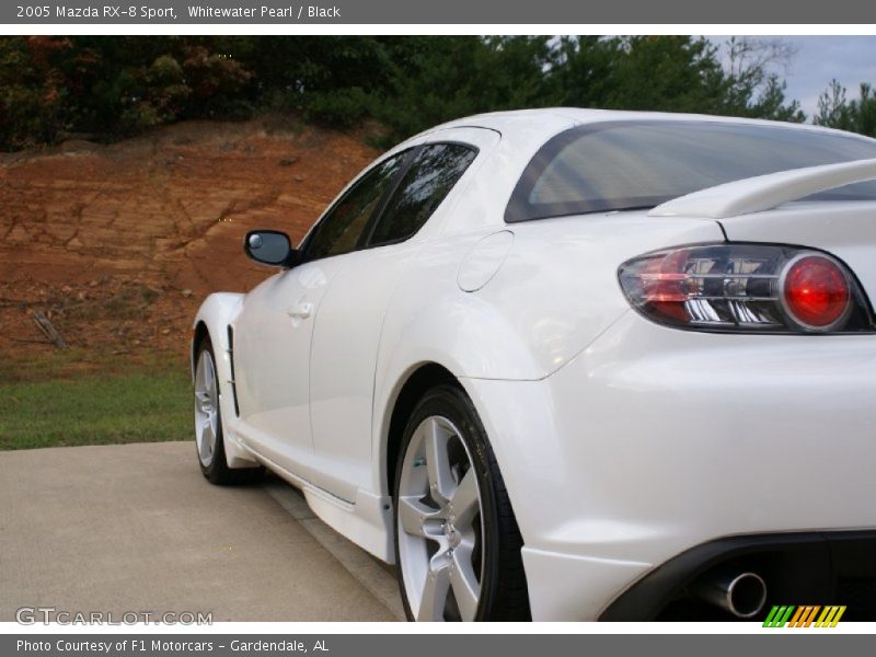Whitewater Pearl / Black 2005 Mazda RX-8 Sport