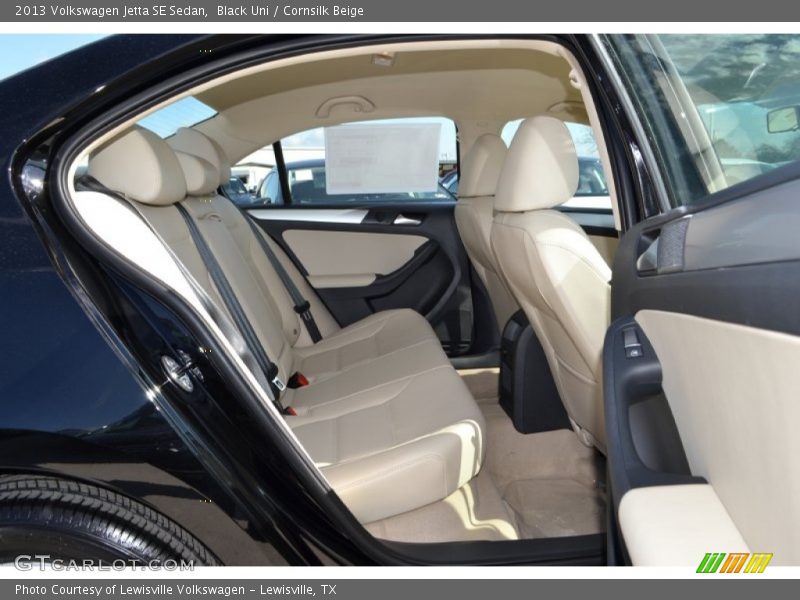 Black Uni / Cornsilk Beige 2013 Volkswagen Jetta SE Sedan