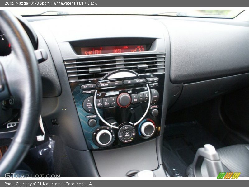 Whitewater Pearl / Black 2005 Mazda RX-8 Sport
