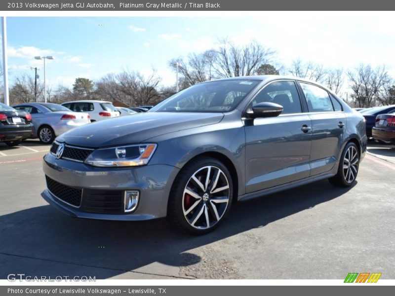 Platinum Gray Metallic / Titan Black 2013 Volkswagen Jetta GLI Autobahn