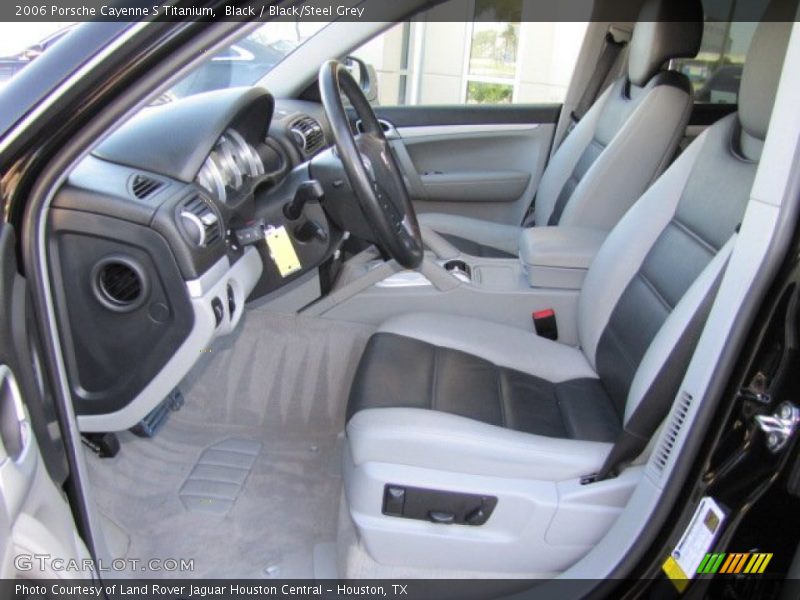  2006 Cayenne S Titanium Black/Steel Grey Interior