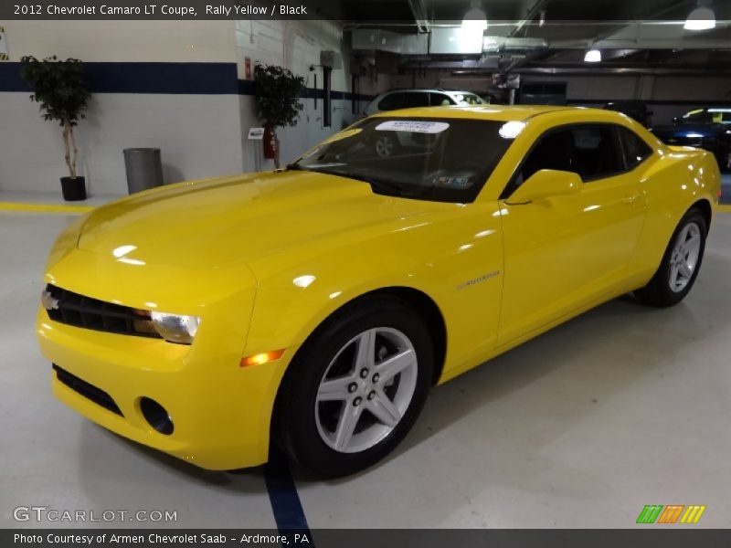 Rally Yellow / Black 2012 Chevrolet Camaro LT Coupe