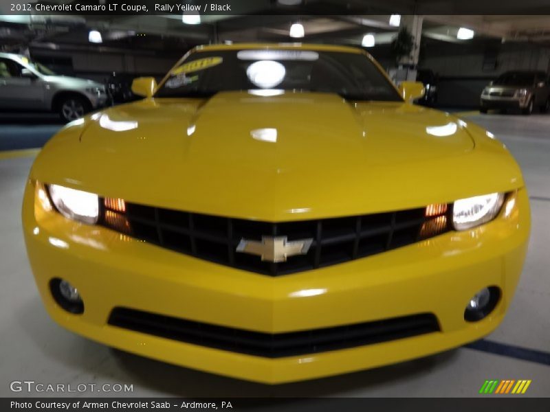 Rally Yellow / Black 2012 Chevrolet Camaro LT Coupe