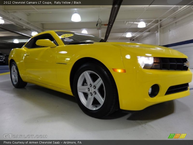 Rally Yellow / Black 2012 Chevrolet Camaro LT Coupe