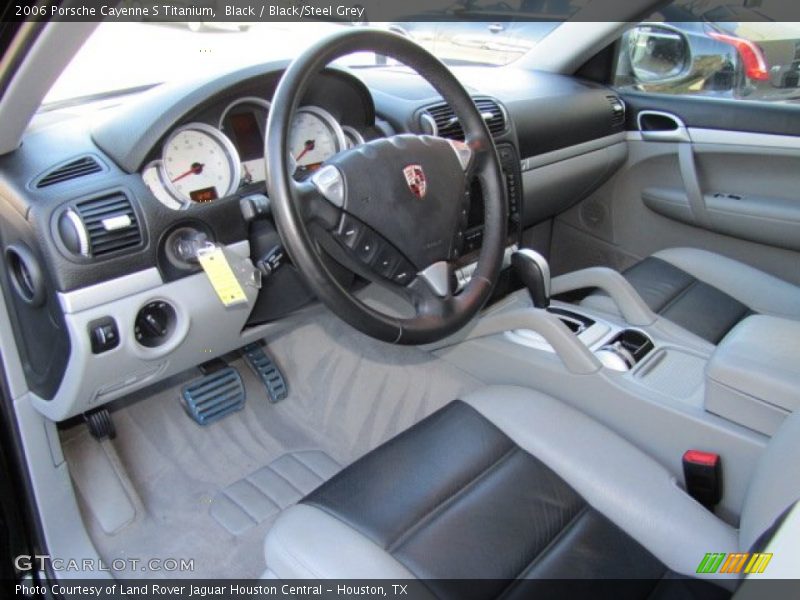 Black/Steel Grey Interior - 2006 Cayenne S Titanium 