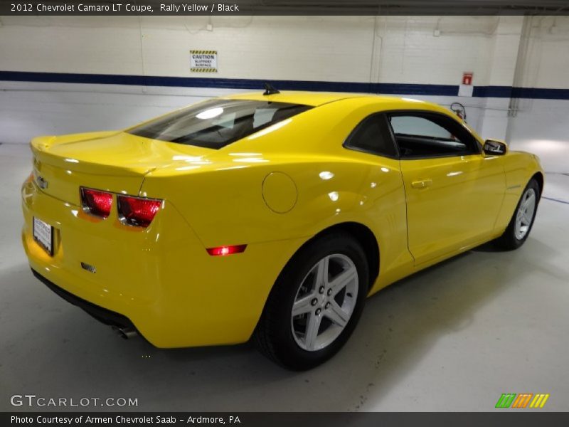 Rally Yellow / Black 2012 Chevrolet Camaro LT Coupe