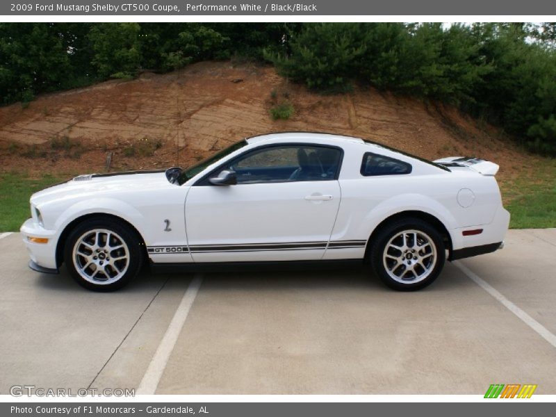  2009 Mustang Shelby GT500 Coupe Performance White