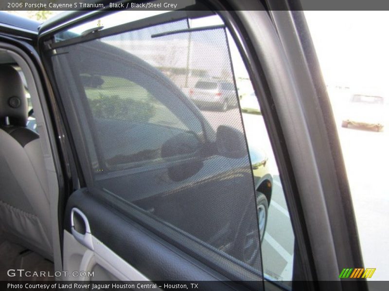 Black / Black/Steel Grey 2006 Porsche Cayenne S Titanium