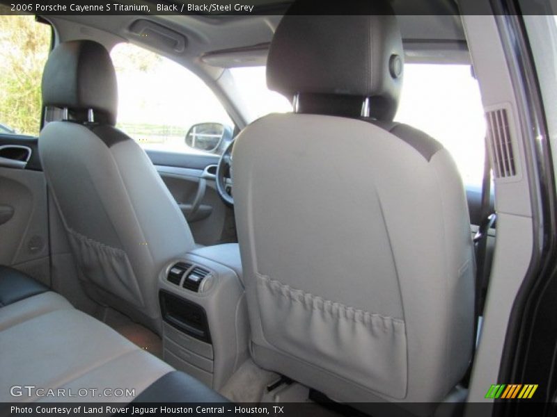 Black / Black/Steel Grey 2006 Porsche Cayenne S Titanium