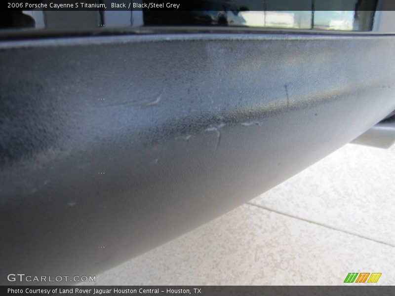Black / Black/Steel Grey 2006 Porsche Cayenne S Titanium