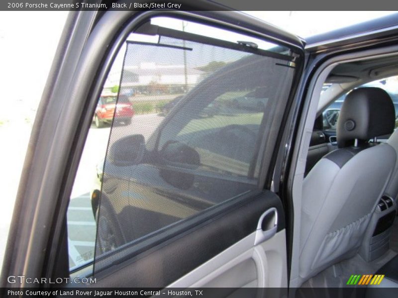 Black / Black/Steel Grey 2006 Porsche Cayenne S Titanium