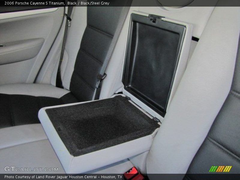 Black / Black/Steel Grey 2006 Porsche Cayenne S Titanium