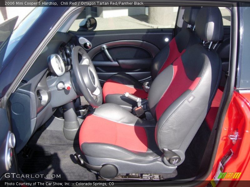 Chili Red / Octagon Tartan Red/Panther Black 2006 Mini Cooper S Hardtop