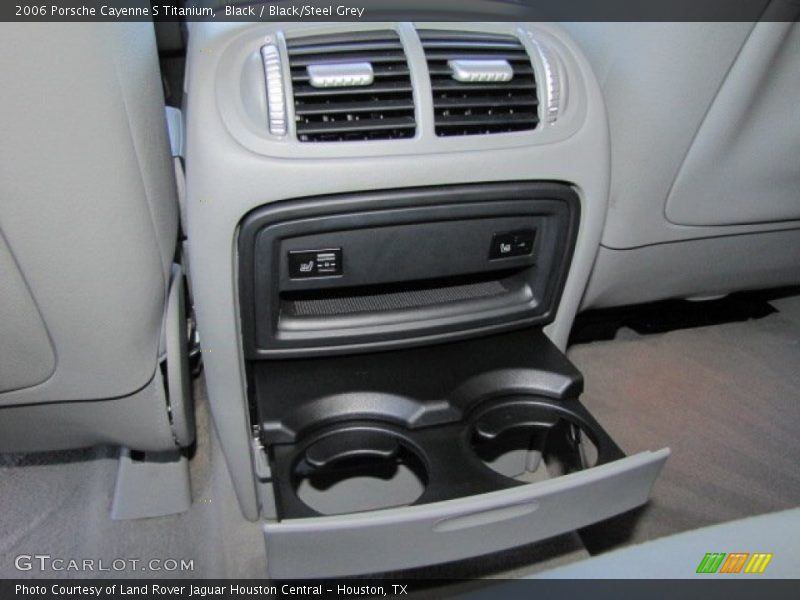 Black / Black/Steel Grey 2006 Porsche Cayenne S Titanium