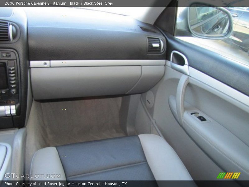 Black / Black/Steel Grey 2006 Porsche Cayenne S Titanium
