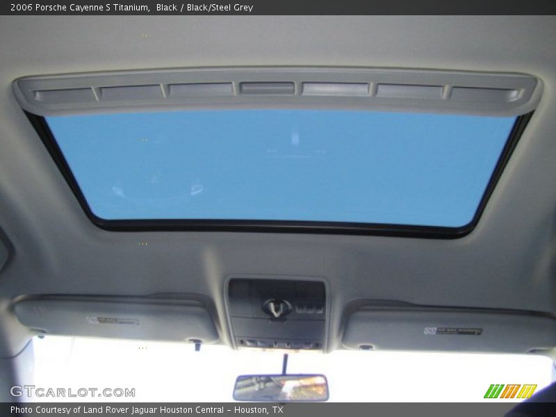 Black / Black/Steel Grey 2006 Porsche Cayenne S Titanium