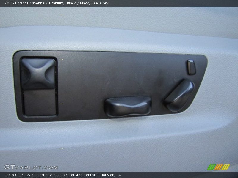 Black / Black/Steel Grey 2006 Porsche Cayenne S Titanium