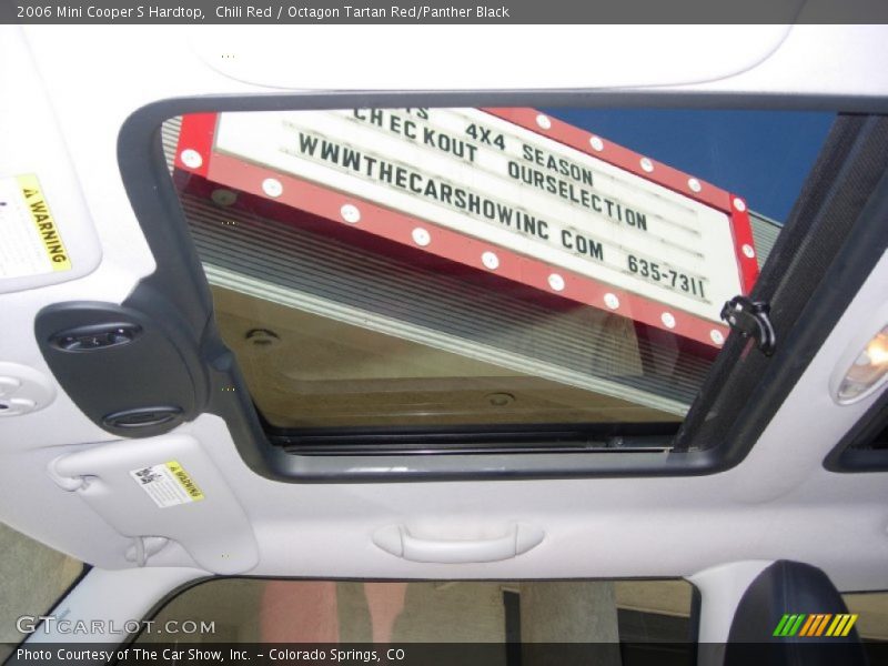 Chili Red / Octagon Tartan Red/Panther Black 2006 Mini Cooper S Hardtop