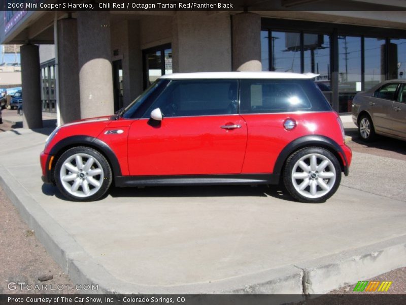 Chili Red / Octagon Tartan Red/Panther Black 2006 Mini Cooper S Hardtop
