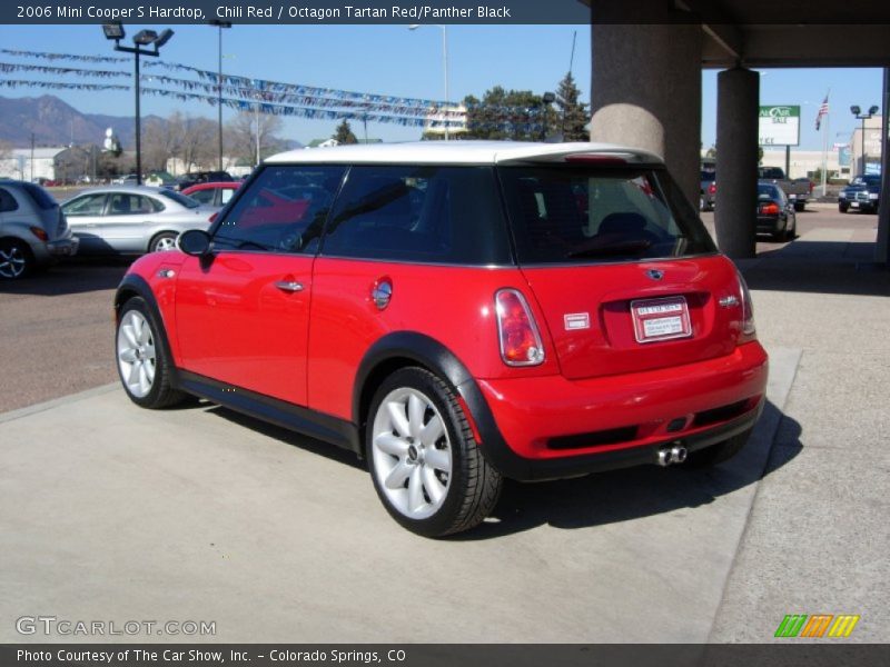 Chili Red / Octagon Tartan Red/Panther Black 2006 Mini Cooper S Hardtop