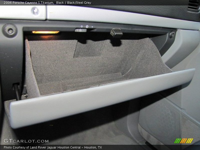 Black / Black/Steel Grey 2006 Porsche Cayenne S Titanium