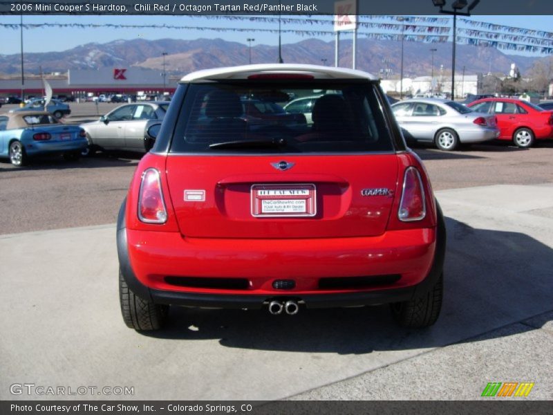 Chili Red / Octagon Tartan Red/Panther Black 2006 Mini Cooper S Hardtop