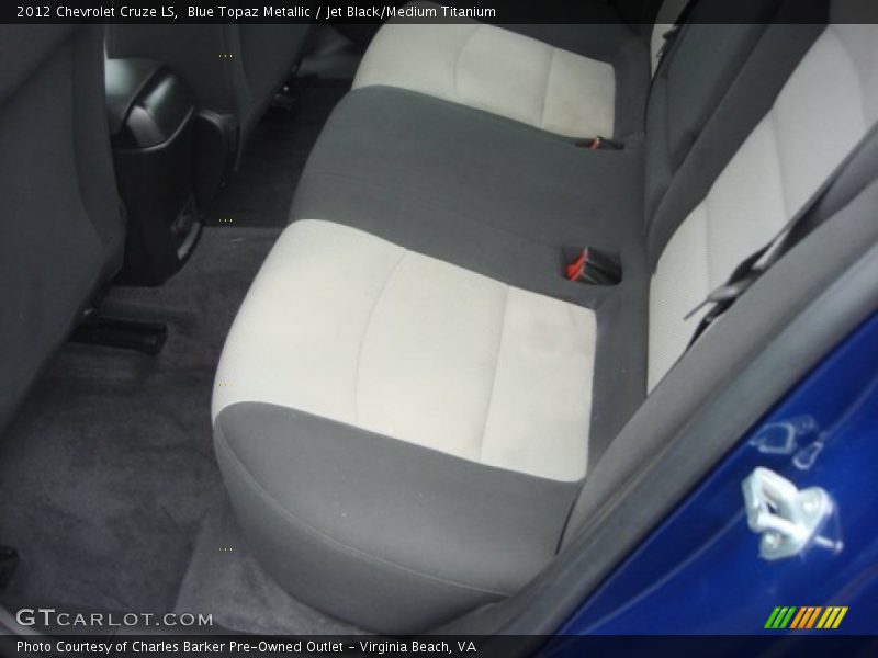 Blue Topaz Metallic / Jet Black/Medium Titanium 2012 Chevrolet Cruze LS