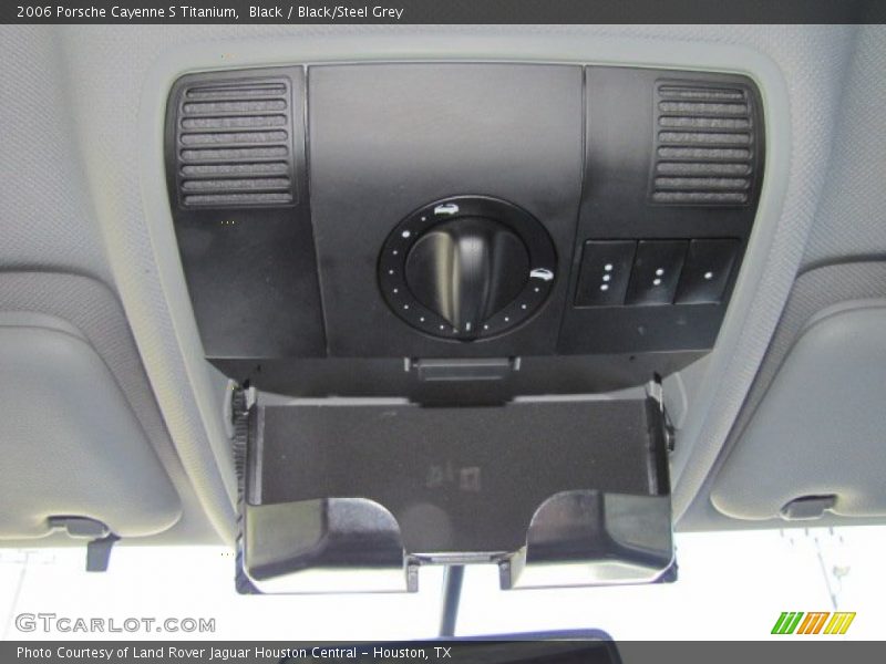Black / Black/Steel Grey 2006 Porsche Cayenne S Titanium