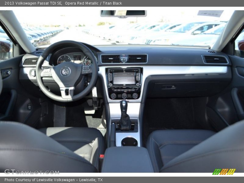 Opera Red Metallic / Titan Black 2013 Volkswagen Passat TDI SE