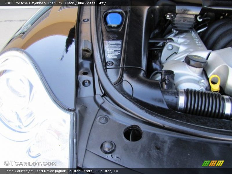 Black / Black/Steel Grey 2006 Porsche Cayenne S Titanium