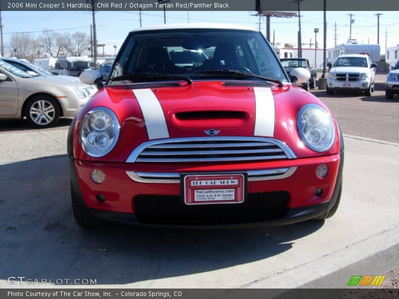Chili Red / Octagon Tartan Red/Panther Black 2006 Mini Cooper S Hardtop