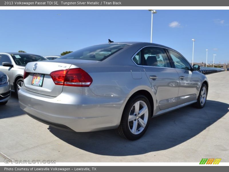 Tungsten Silver Metallic / Titan Black 2013 Volkswagen Passat TDI SE