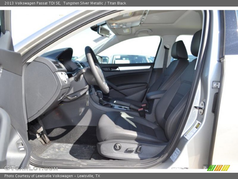 Tungsten Silver Metallic / Titan Black 2013 Volkswagen Passat TDI SE