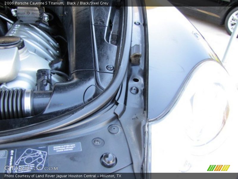 Black / Black/Steel Grey 2006 Porsche Cayenne S Titanium