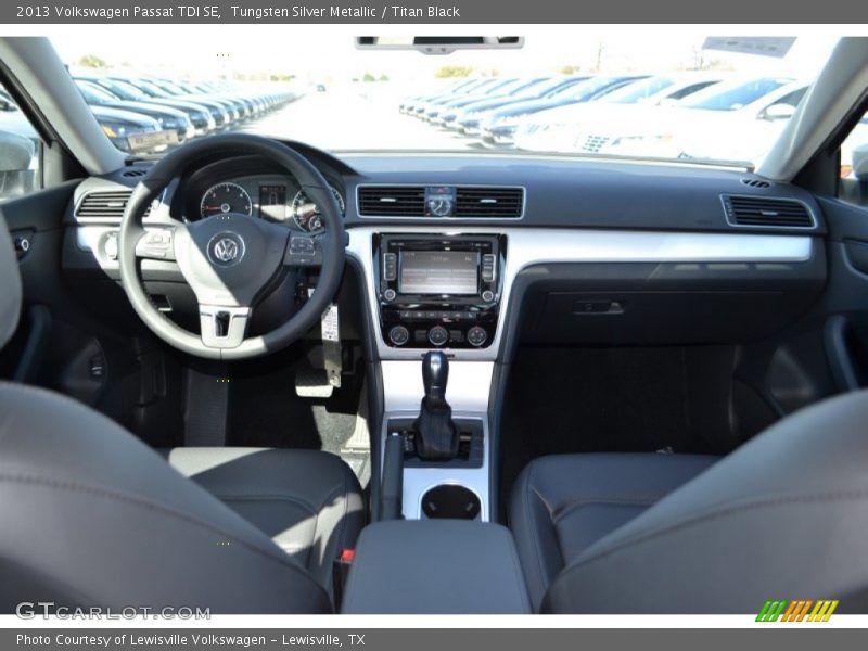 Tungsten Silver Metallic / Titan Black 2013 Volkswagen Passat TDI SE