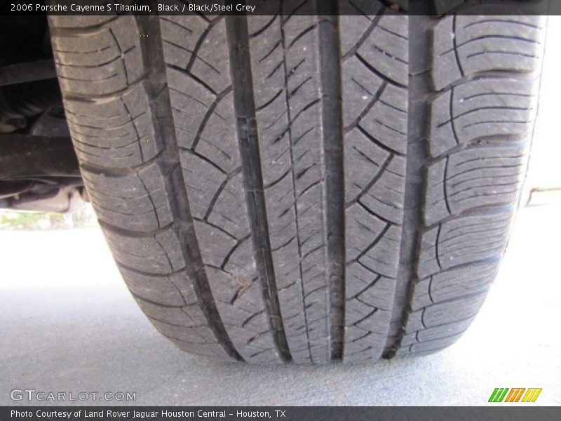Black / Black/Steel Grey 2006 Porsche Cayenne S Titanium