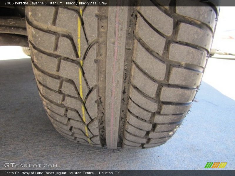 Black / Black/Steel Grey 2006 Porsche Cayenne S Titanium