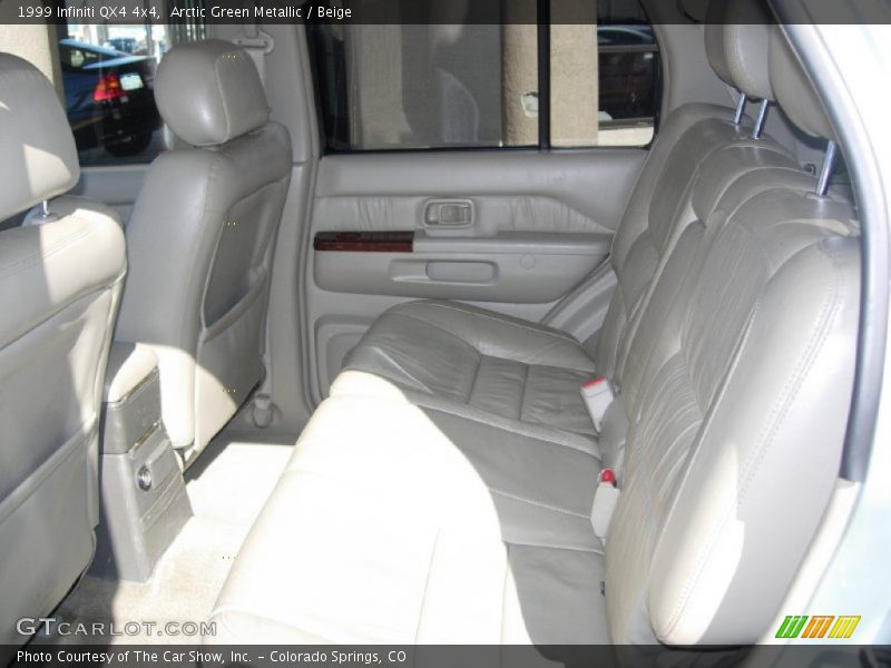 Arctic Green Metallic / Beige 1999 Infiniti QX4 4x4